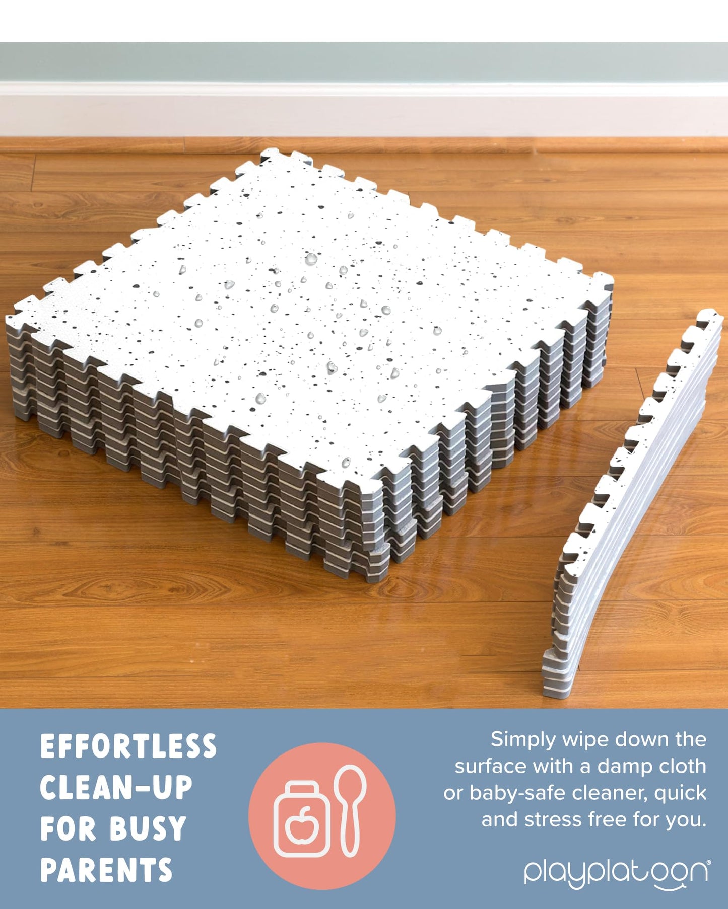 Play Platoon Non-Toxic Large Kids Play Mats – 72x72 in Interlocking Cushioned Puzzle Mat
