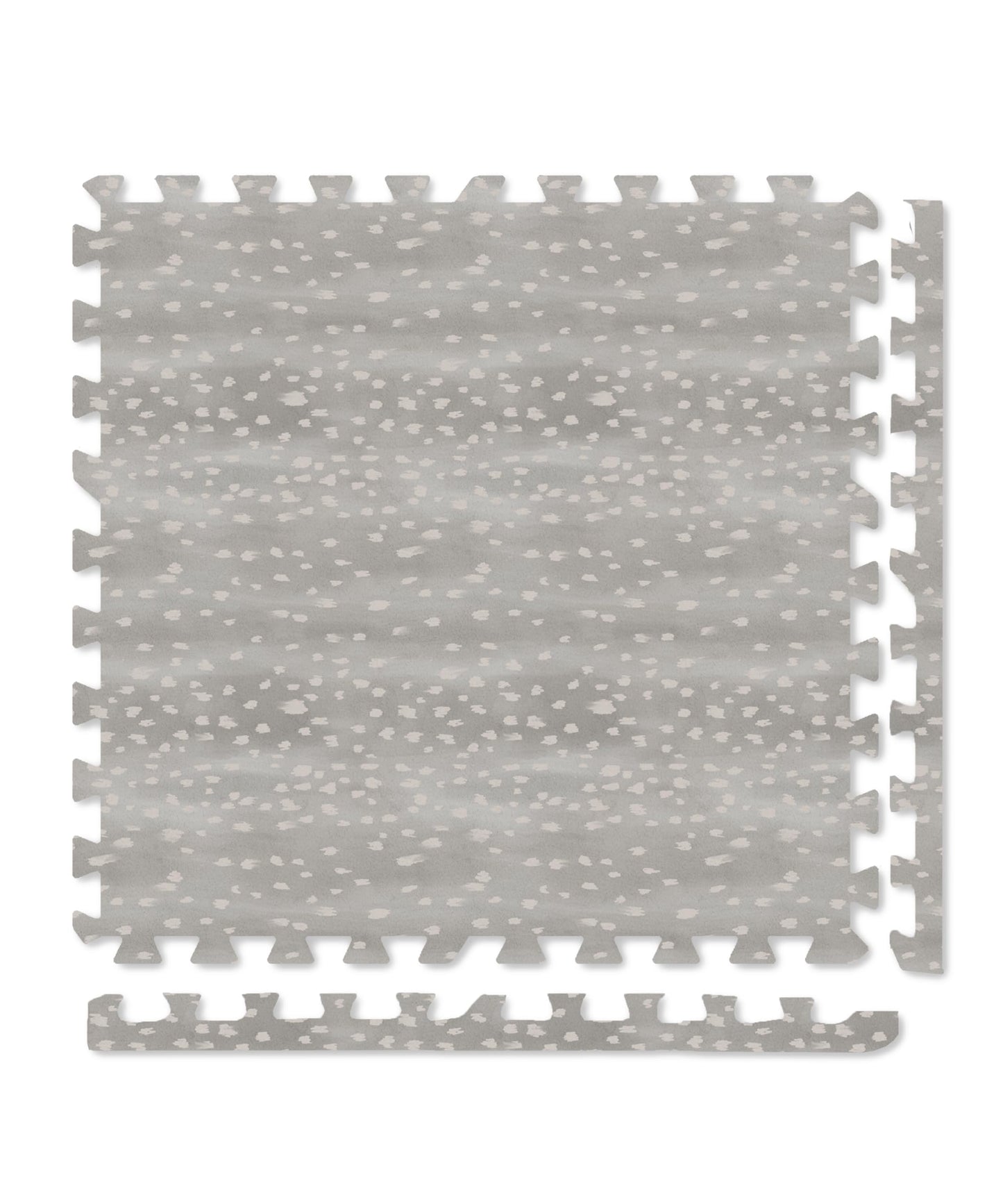 Play Platoon Non-Toxic Large Play Mats for Floors – Extra-Thick Interlocking Foam Tiles, 72 x 72 in Beige