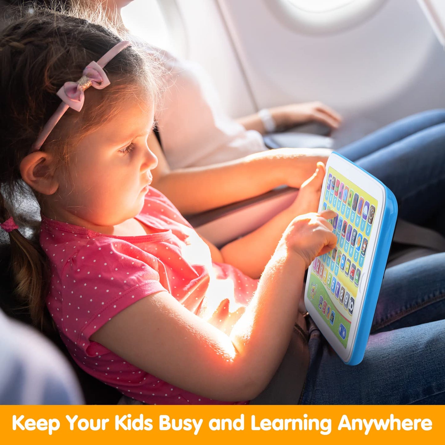 PLAY Bilingual Learning Tablet for Toddlers 1-3 – English & Spanish Alphabet