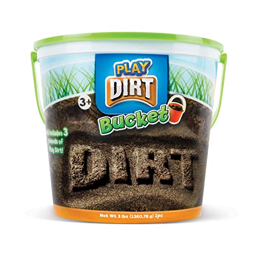 Play Dirt Bucket (3 lb) – Indoor Sand for Burying and Digging | Play Visions