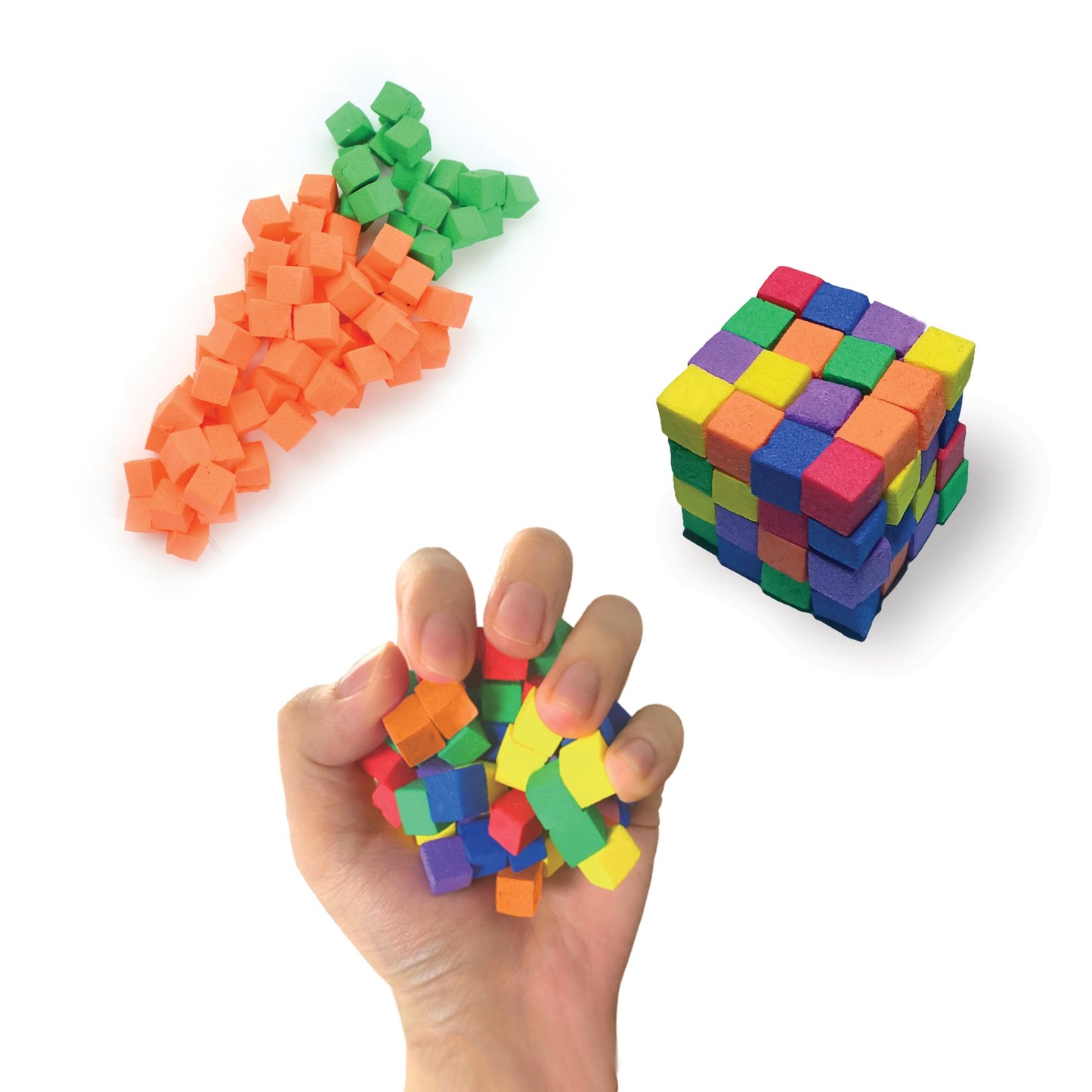 Play Visions FidlBitz® – Revolutionary Cubes That Stick Together (Bag of Bitz)