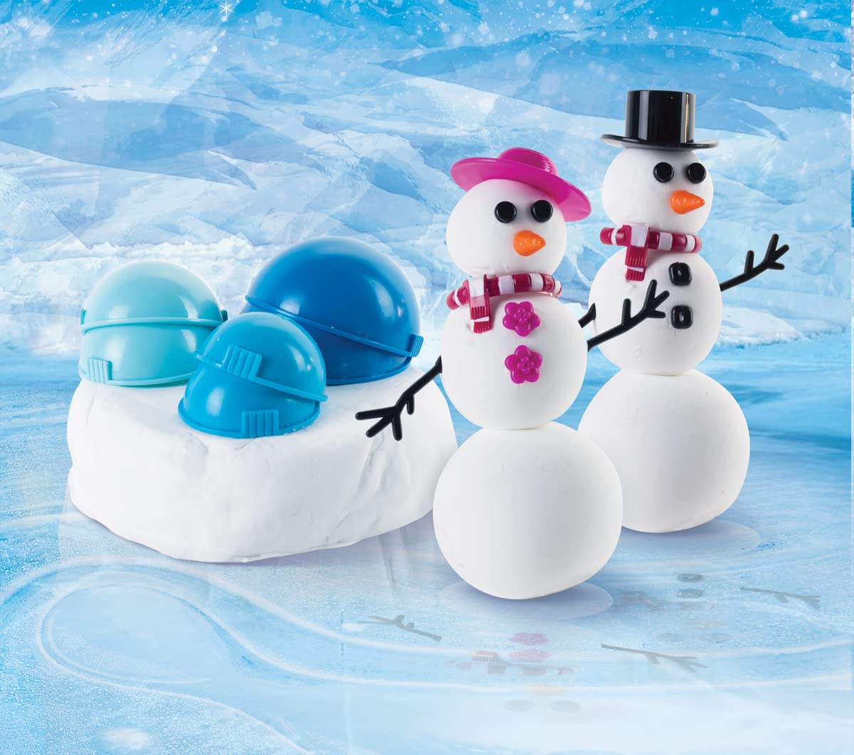 Play Visions Floof Indoor Snow Modeling Clay – Reusable Snow Kit