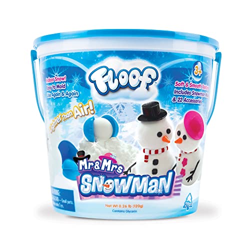 Play Visions Floof Indoor Snow Modeling Clay – Reusable Snow Kit