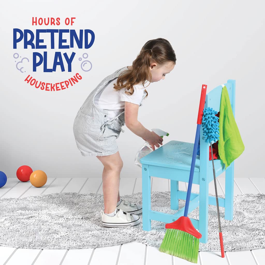 Play22 Kids Cleaning Set 12-Piece | Pretend Play Toy Cleaning Kit for Toddlers