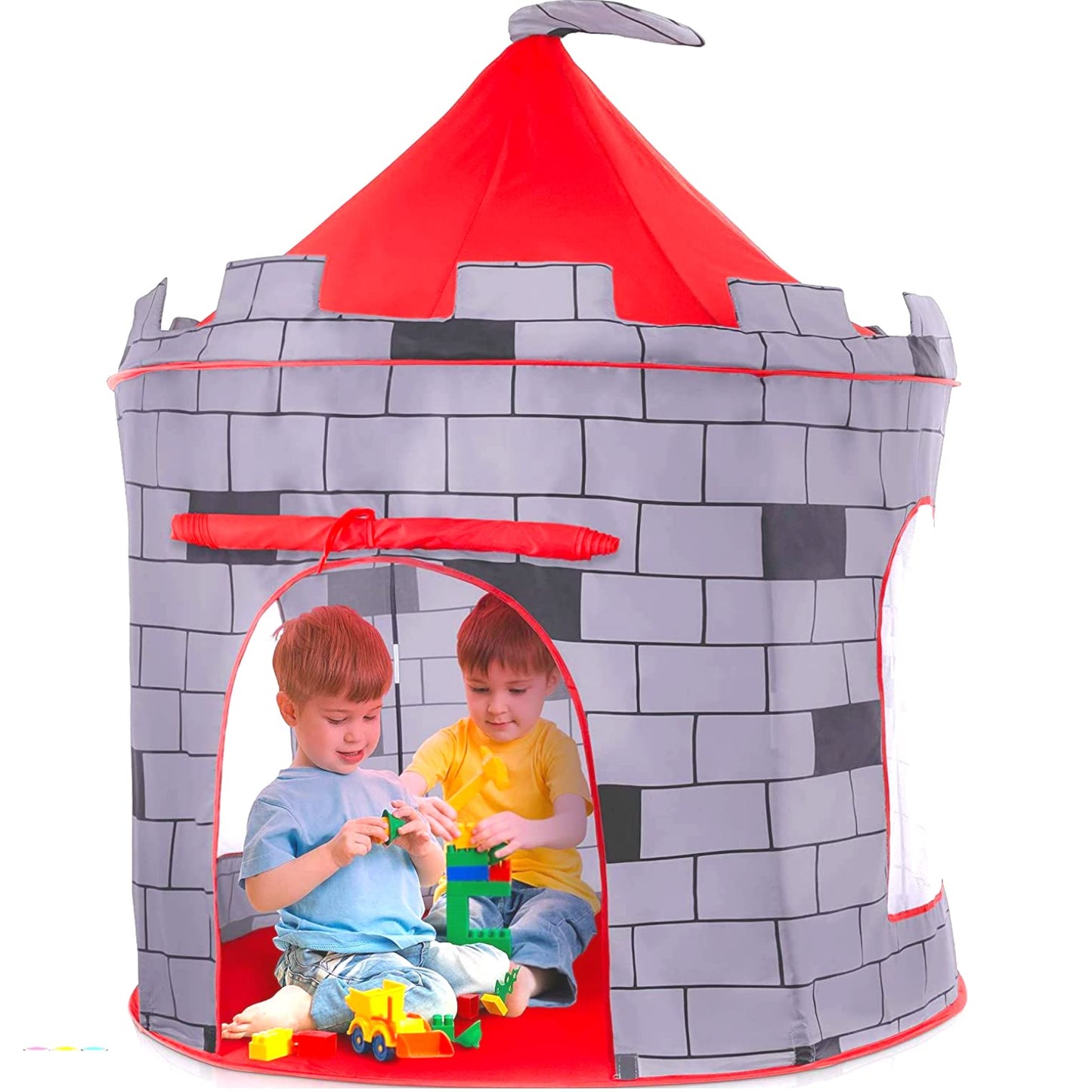 Play22 Knight Castle Kids Play Tent — Portable Pop Up Playhouse