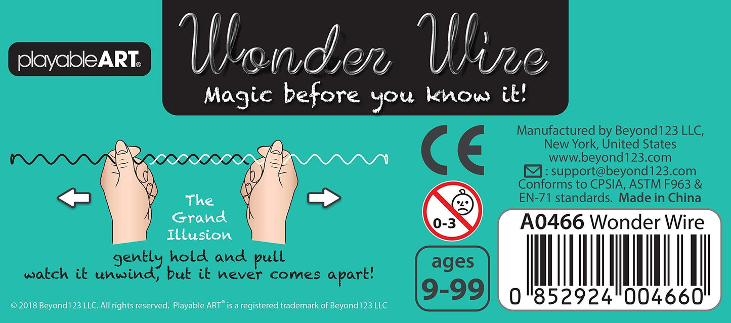 PLAYABLE ART Wonder Wire – Magic Before You Know It, The Grand Optical Illusion