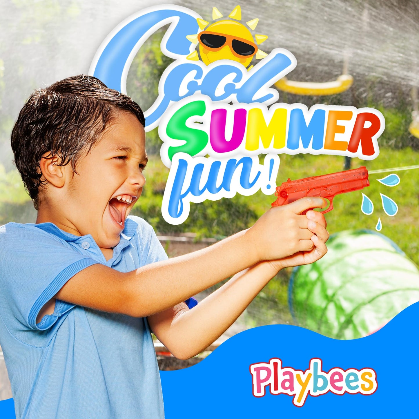 Playbees Water Blasters 6-Inch, 24 Pack – Assorted Colors