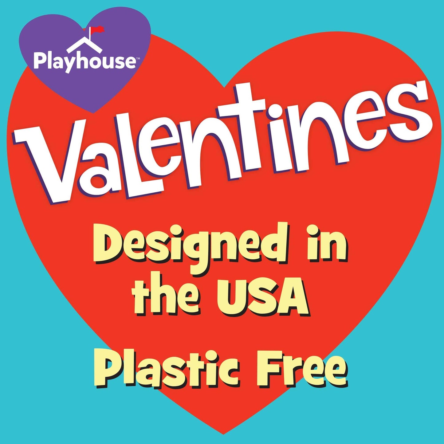 Playhouse Pretty Prancing Ponies 28-Card Valentine Exchange Pack for Kids | Big 4.2 x 5 Cards with Envelopes