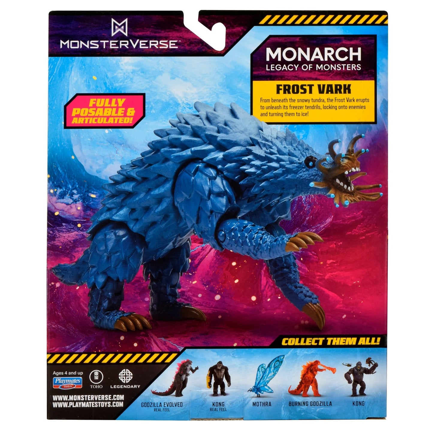 PlayMates MonsterVerse Frost Vark Action Figure – Official 6-Inch Collectible