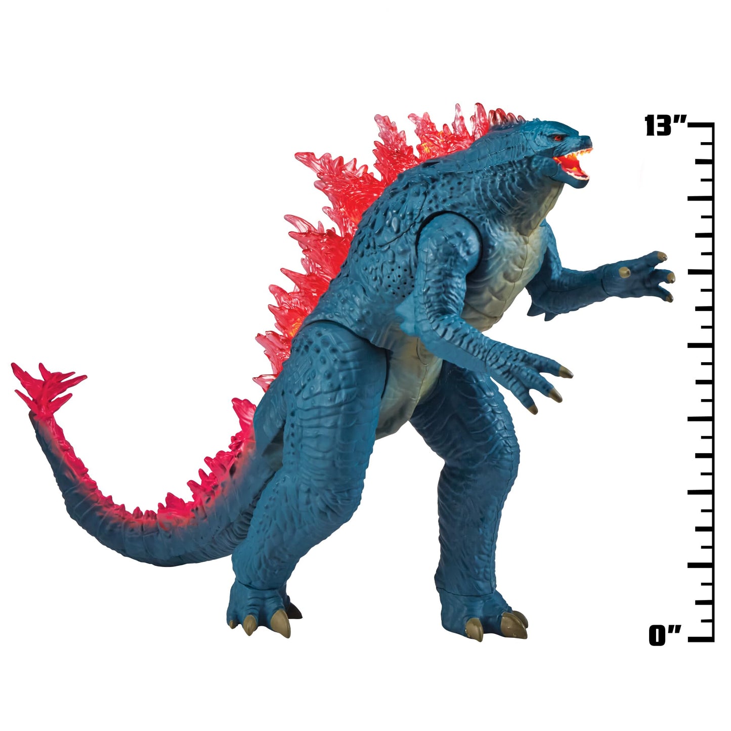 PlayMates Godzilla x Kong 13-Inch Mega Deluxe Heat Ray Figure
