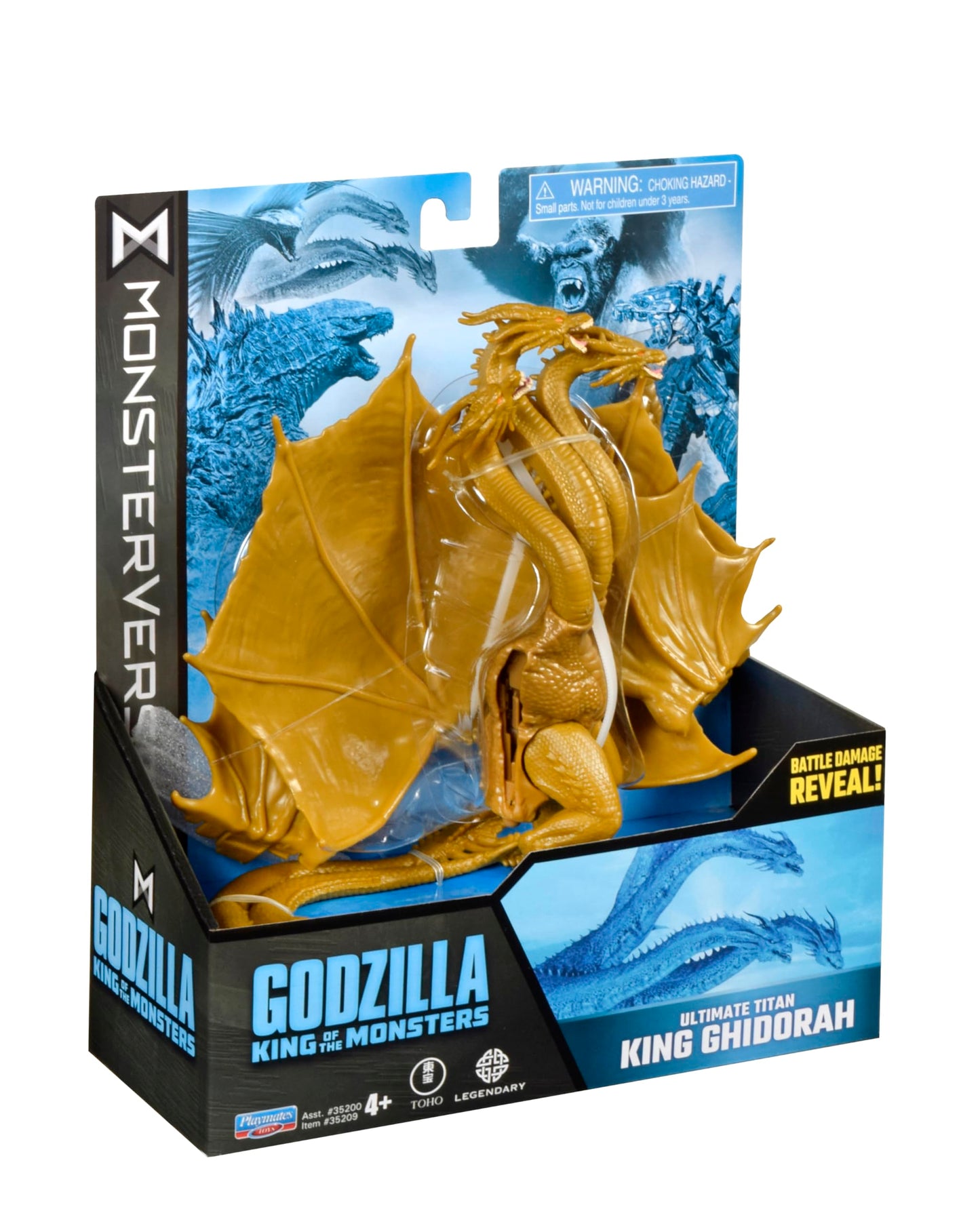 PlayMates King Ghidorah 6-Inch Action Figure | MonsterVerse Basic Series