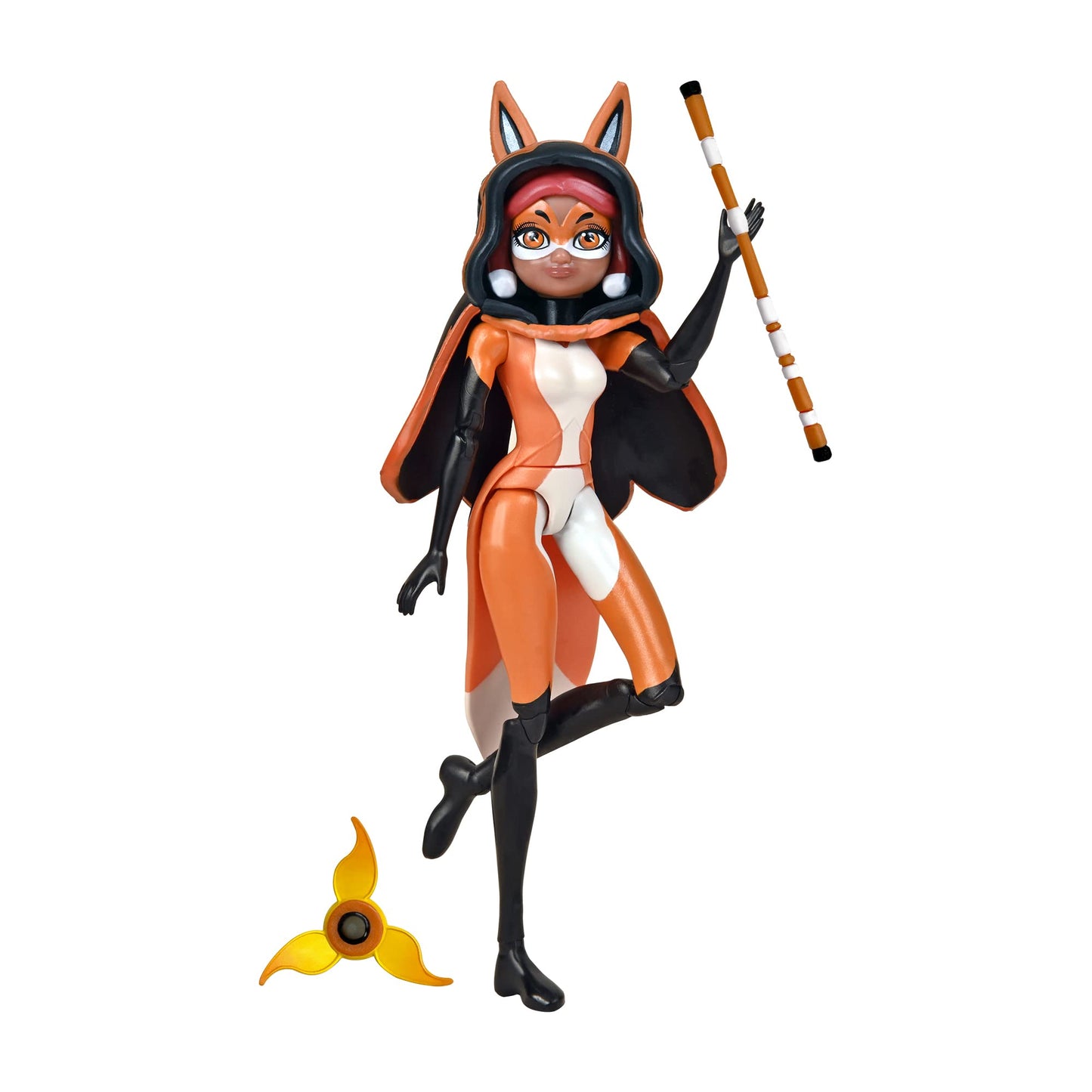 PlayMates Miraculous Rena Rouge Great Escape Doll – 5-Inch Poseable Figure with Cape & Accessories