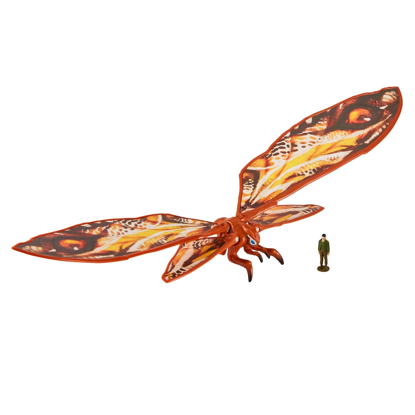 PlayMates Godzilla X Kong Monsterverse 6 Inch Action Figure – Mothra with Jia | Basic Series