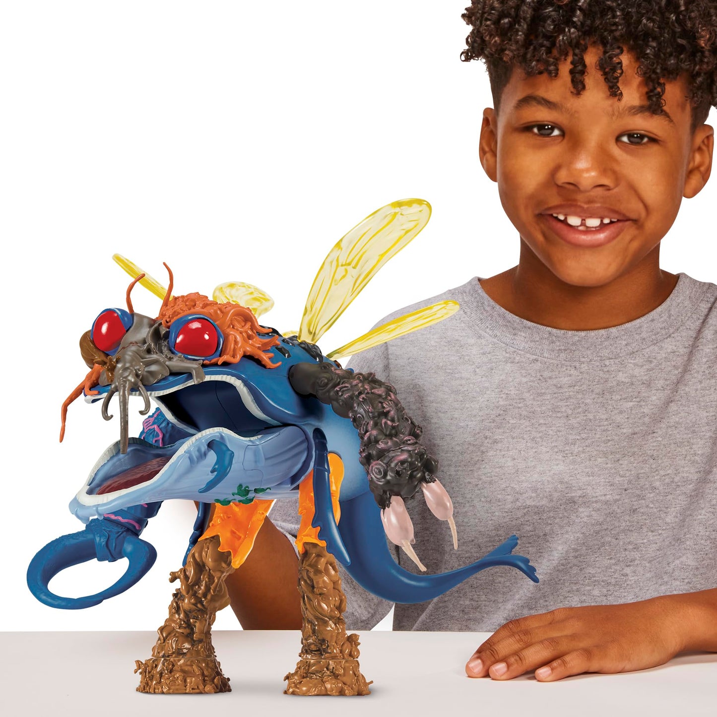 PlayMates TMNT Mutant Mayhem 10-Inch Giant Megamutant Figure – Authentic Movie-Detail Toy