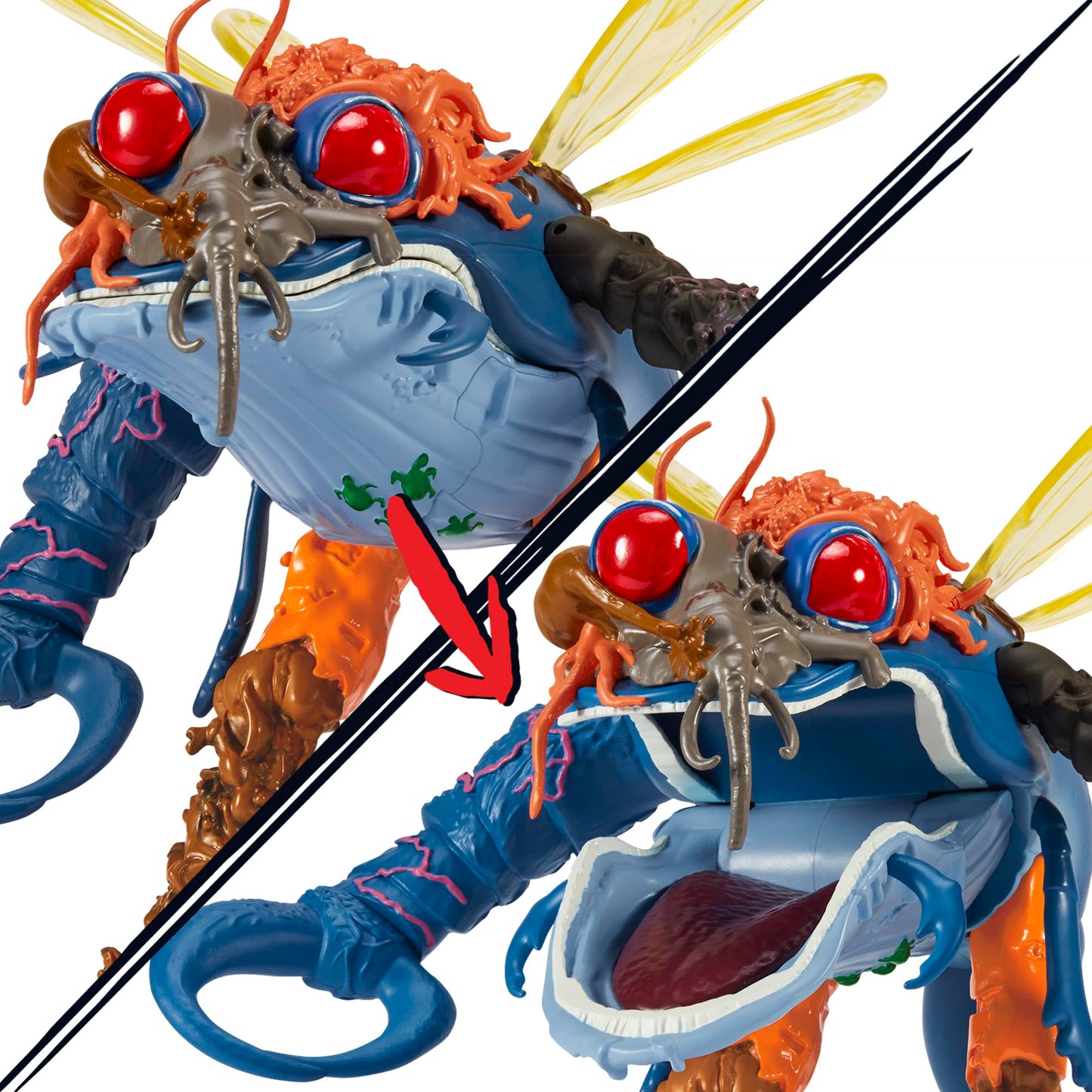 PlayMates TMNT Mutant Mayhem 10-Inch Giant Megamutant Figure – Authentic Movie-Detail Toy