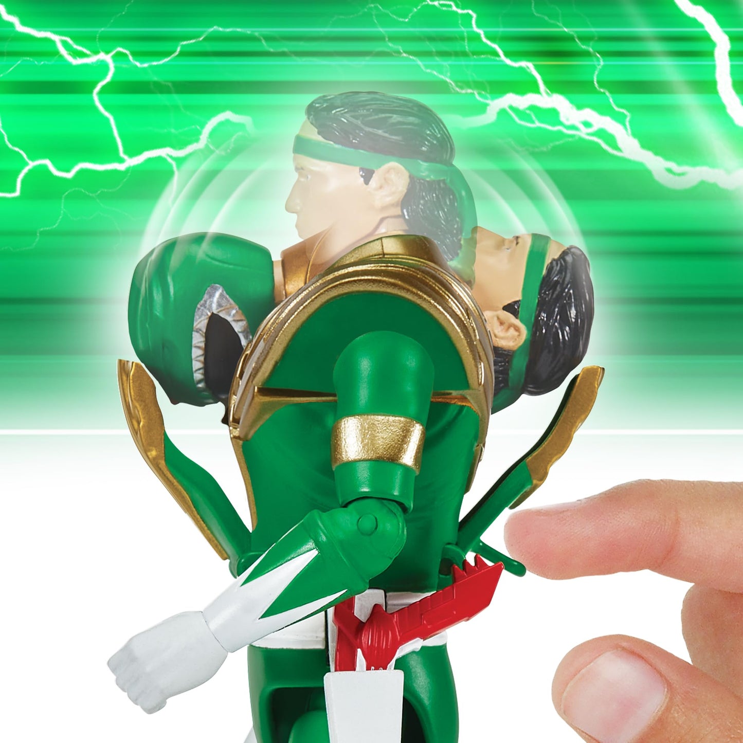 PlayMates Power Rangers Re-Ignition Green Ranger 6-Inch Auto Morphin Action Figure