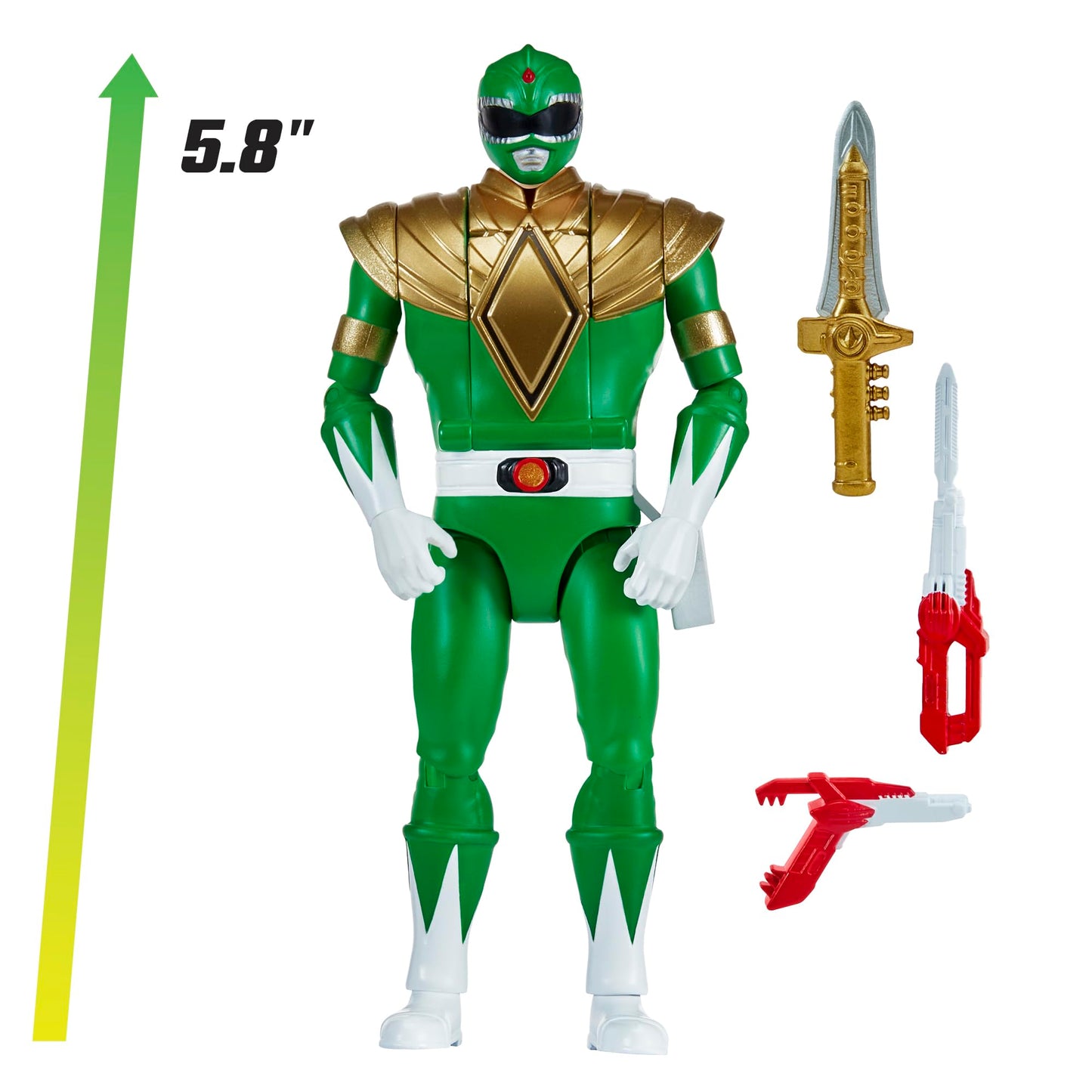 PlayMates Power Rangers Re-Ignition Green Ranger 6-Inch Auto Morphin Action Figure