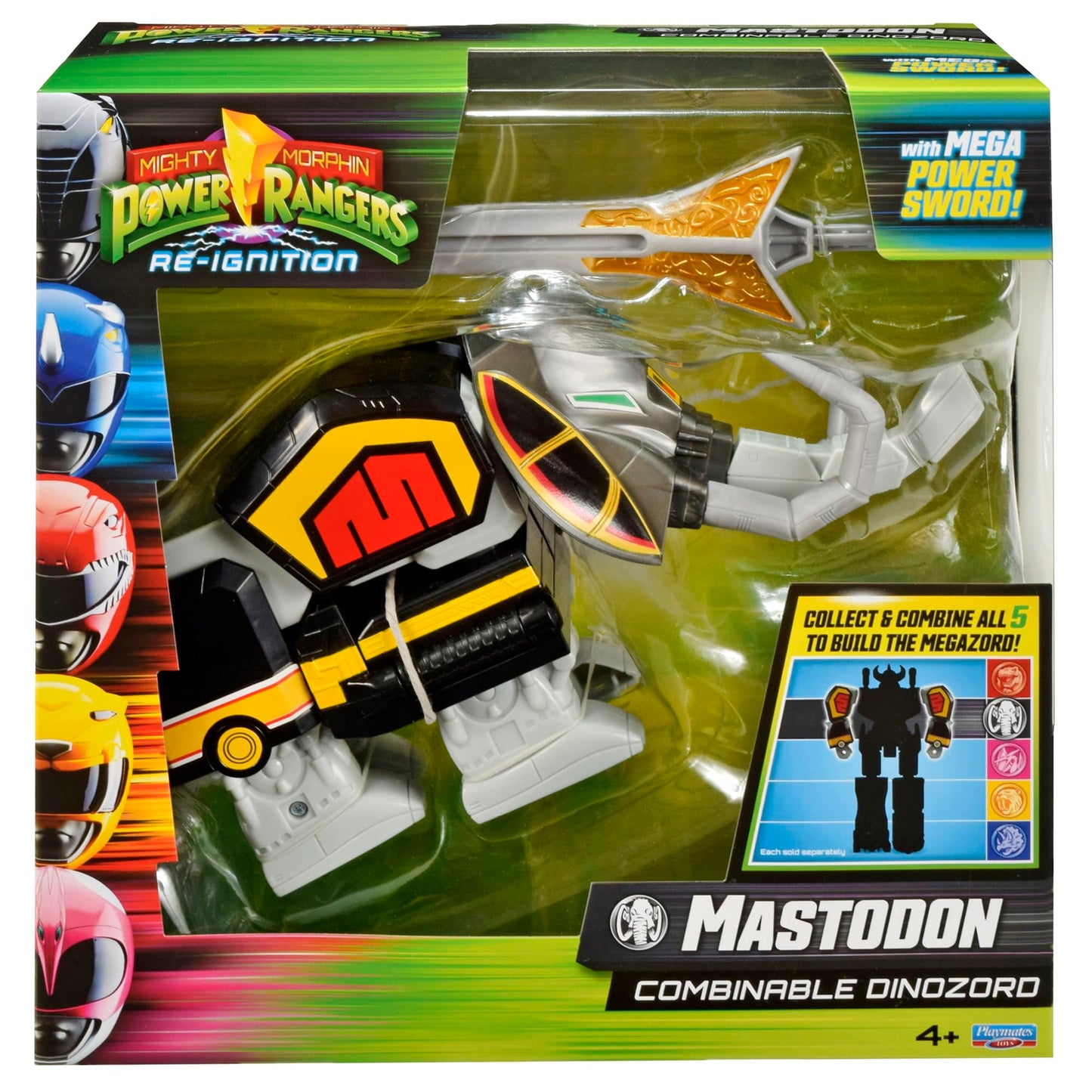 Power Rangers Re-Ignition Mastodon Megazord — 6-Inch Action Figure | PlayMates