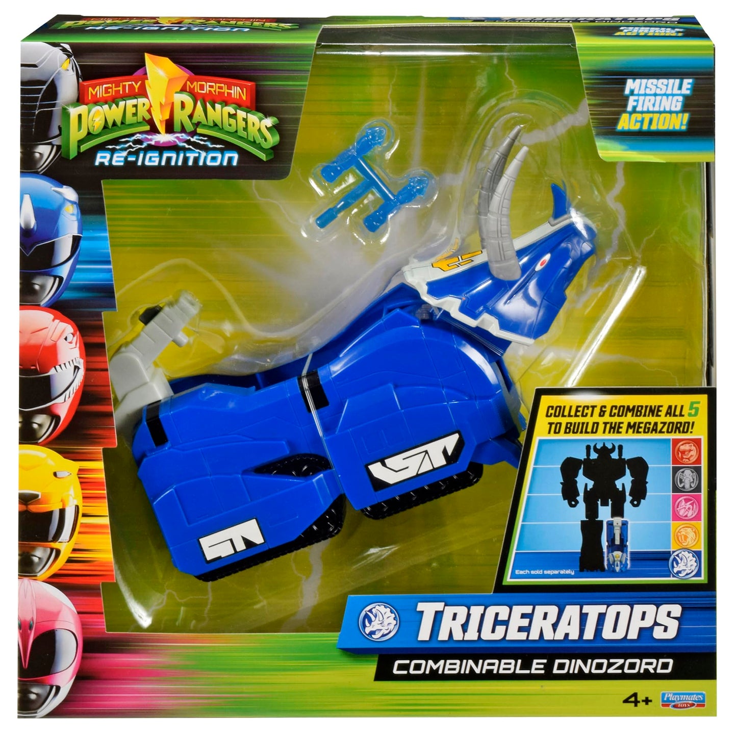 Power Rangers Re-Ignition 6-Inch Triceratops Megazord Figure | PlayMates