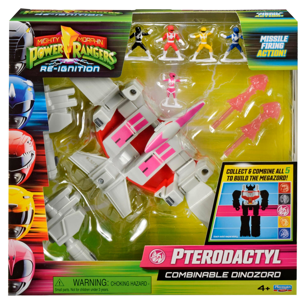 PlayMates Power Rangers Re-Ignition 6-Inch Pterodactyl Megazord Action Figure