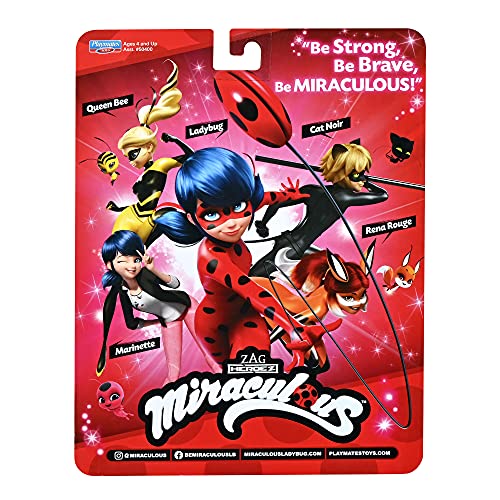 PlayMates Miraculous Rena Rouge Great Escape Doll – 5-Inch Poseable Figure with Cape & Accessories