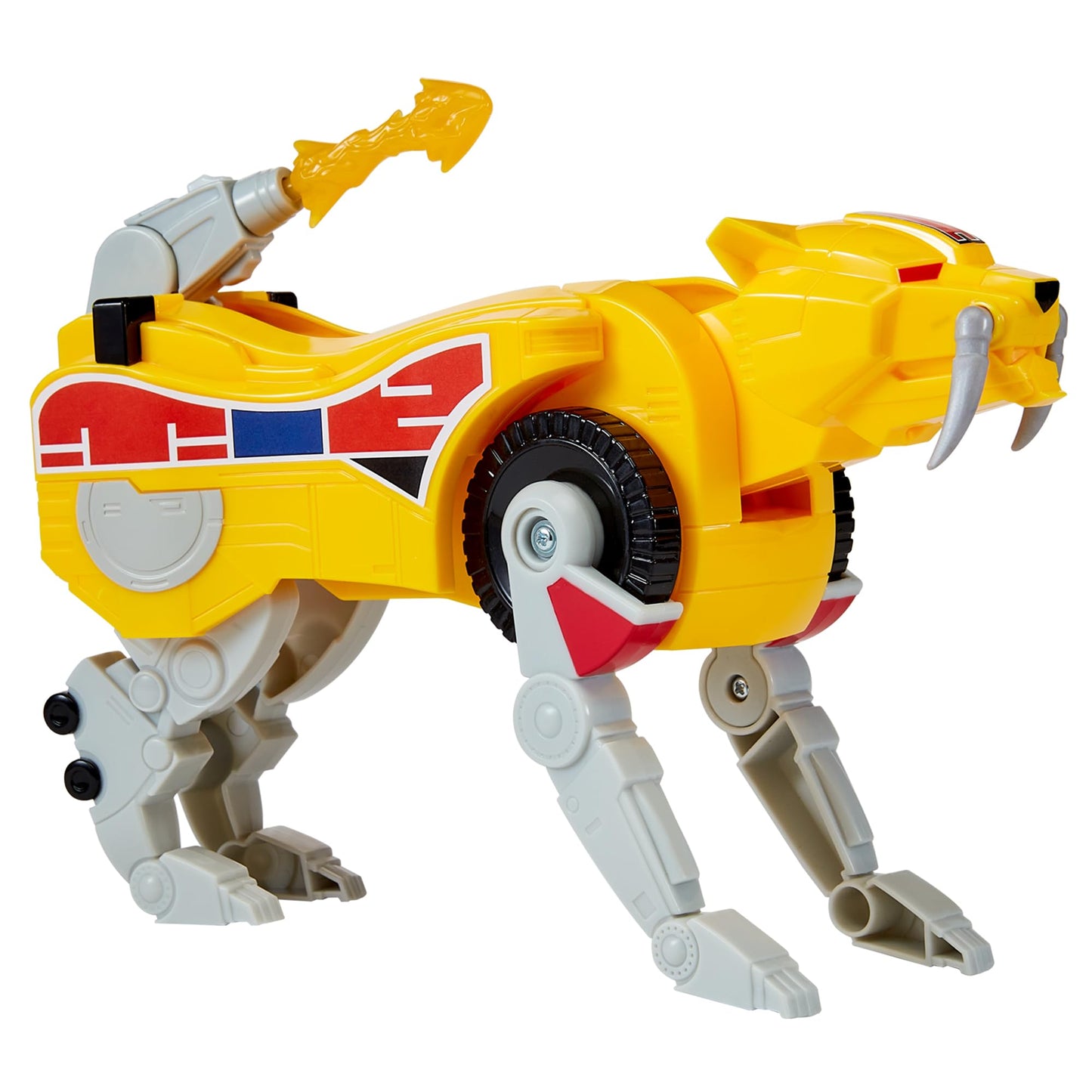 PlayMates Mighty Morphin Power Rangers Saber-Toothed Tiger Dinozord - Megazord Compatible Collectible