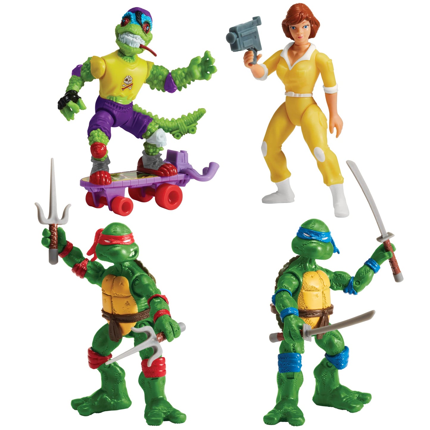 PlayMates TMNT: Classic Adventure Heroes Collection – 4 Figure Set (Amazon Exclusive)