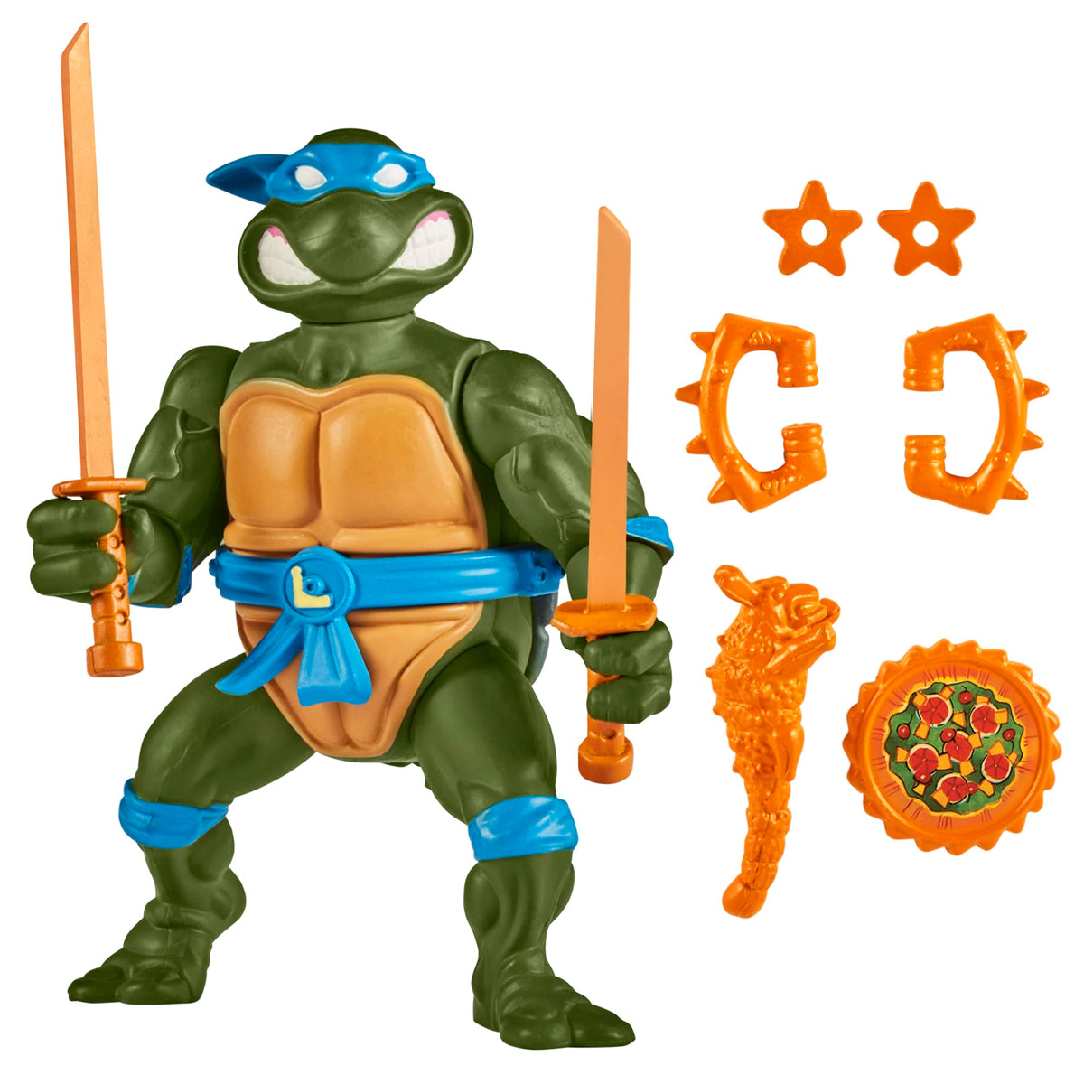 Teenage Mutant Ninja Turtles: 4-inch Original Classic Storage Shell Leonardo Basic Figure by Playmates Toys