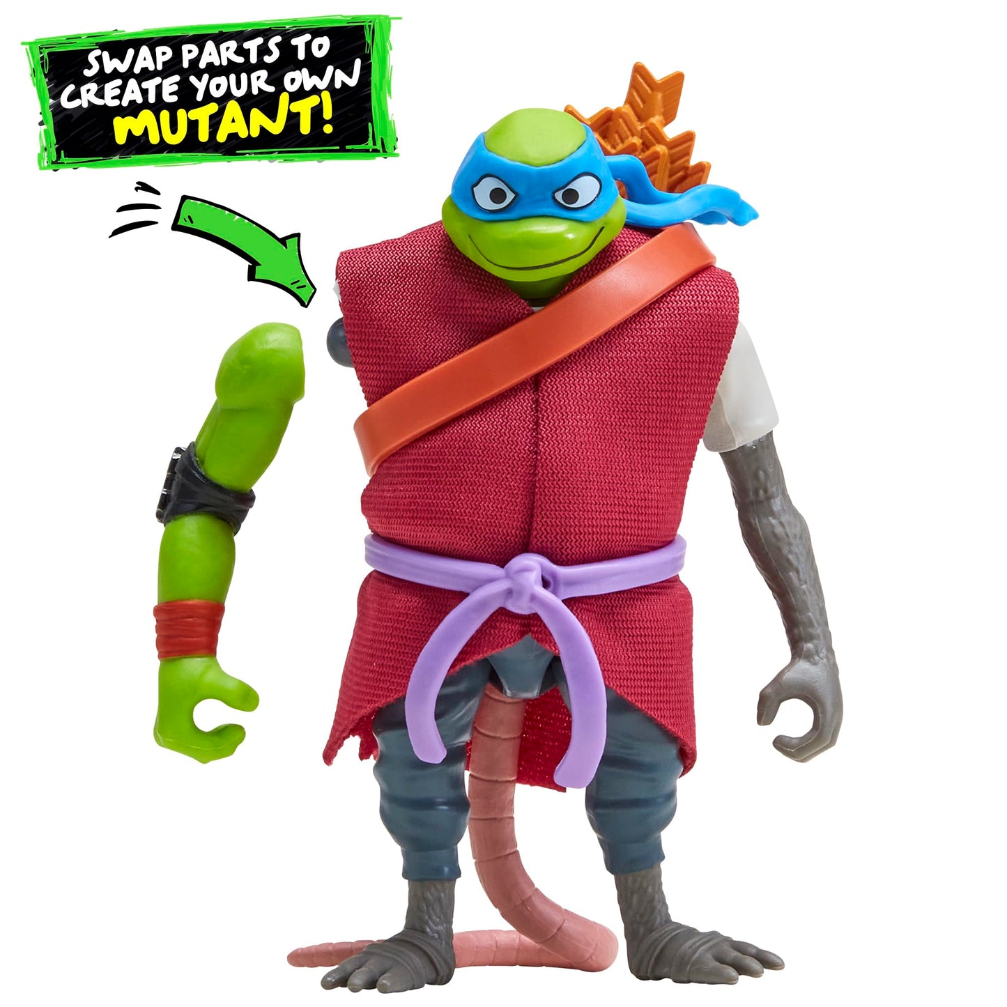 PlayMates TMNT Mix N Match Robots 4-Pack Bundle – Teenage Mutant Ninja Turtles Action Figures
