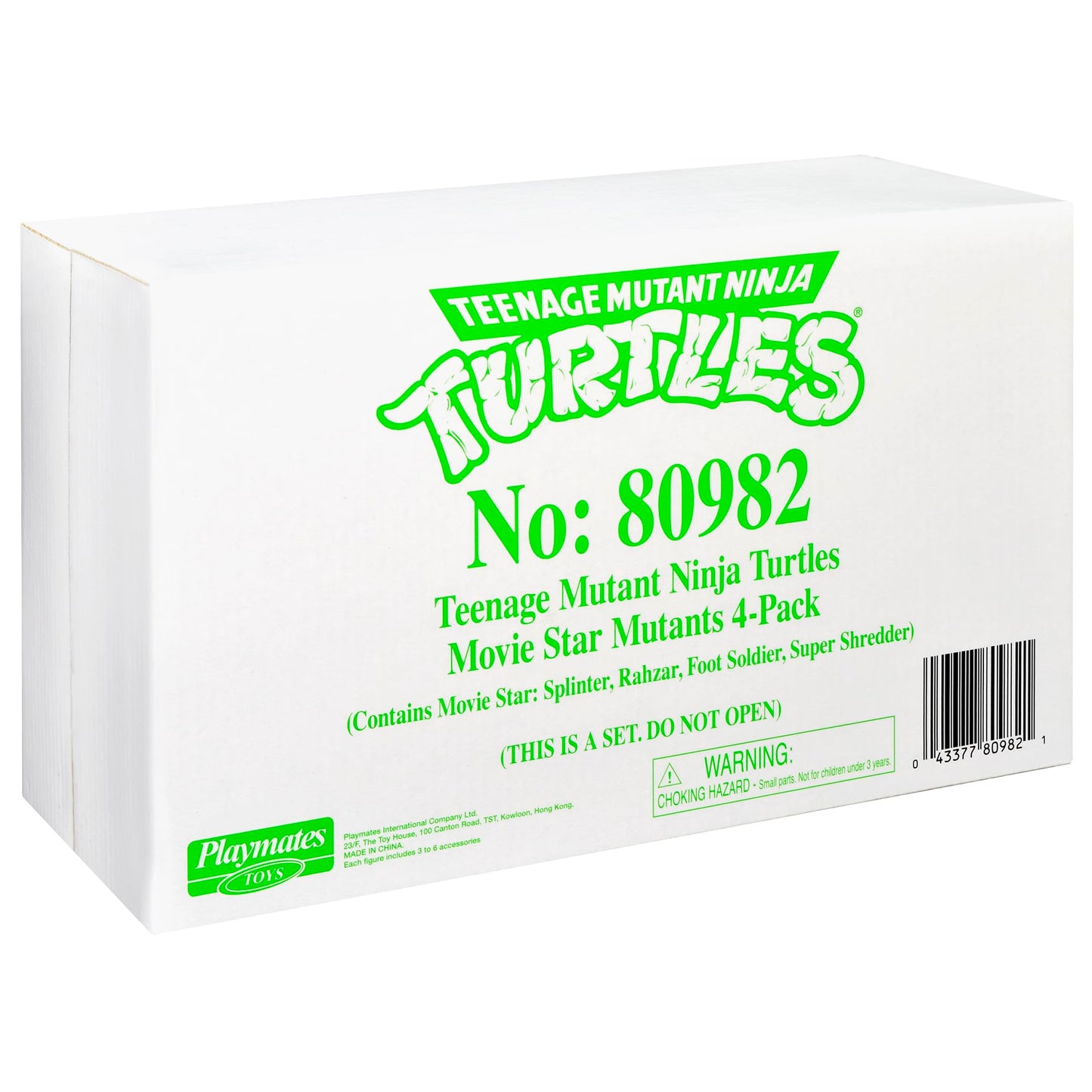PlayMates TMNT Classic Movie Star Mutants 4-Pack – 4-Inch Action Figures