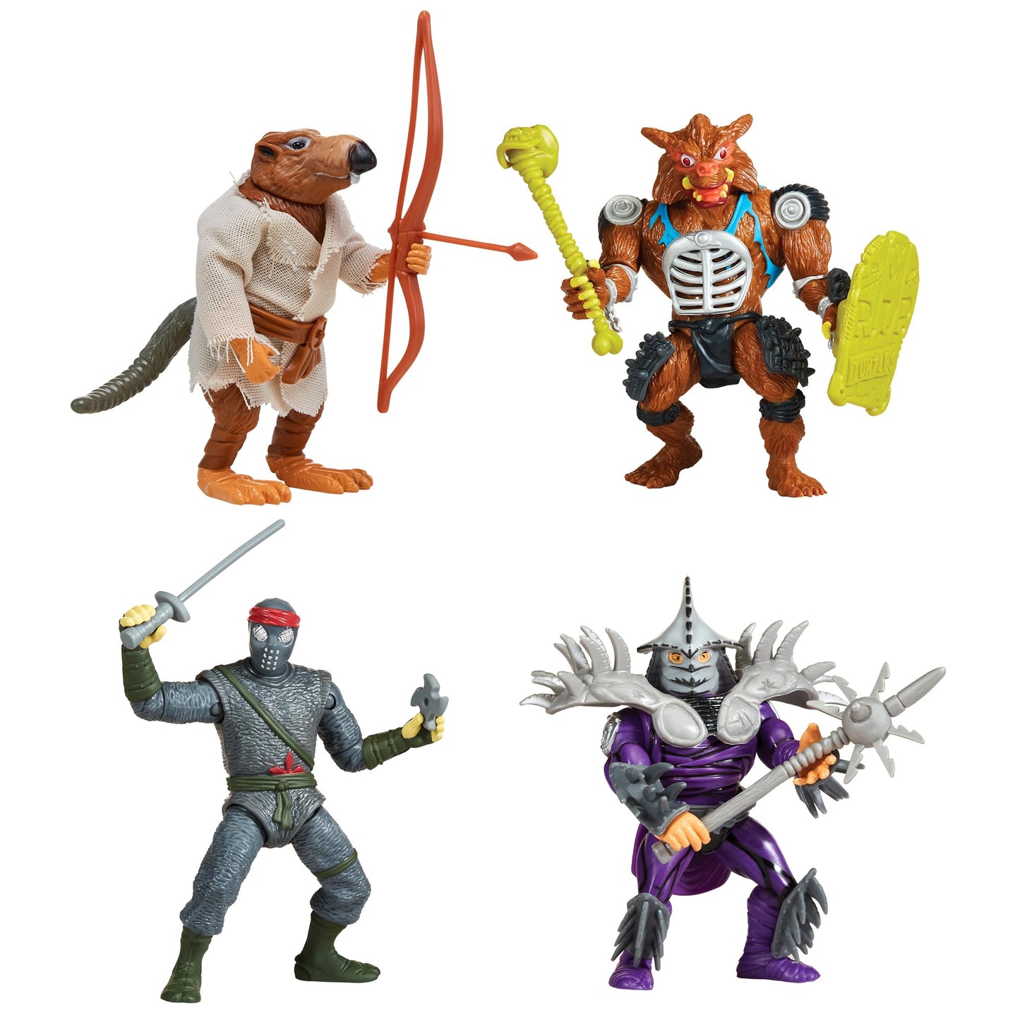 PlayMates TMNT Classic Movie Star Mutants 4-Pack – 4-Inch Action Figures