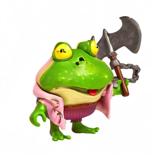 TMNT Mutant Mayhem Genghis Frog 4-Inch Action Figure by Playmates Toys