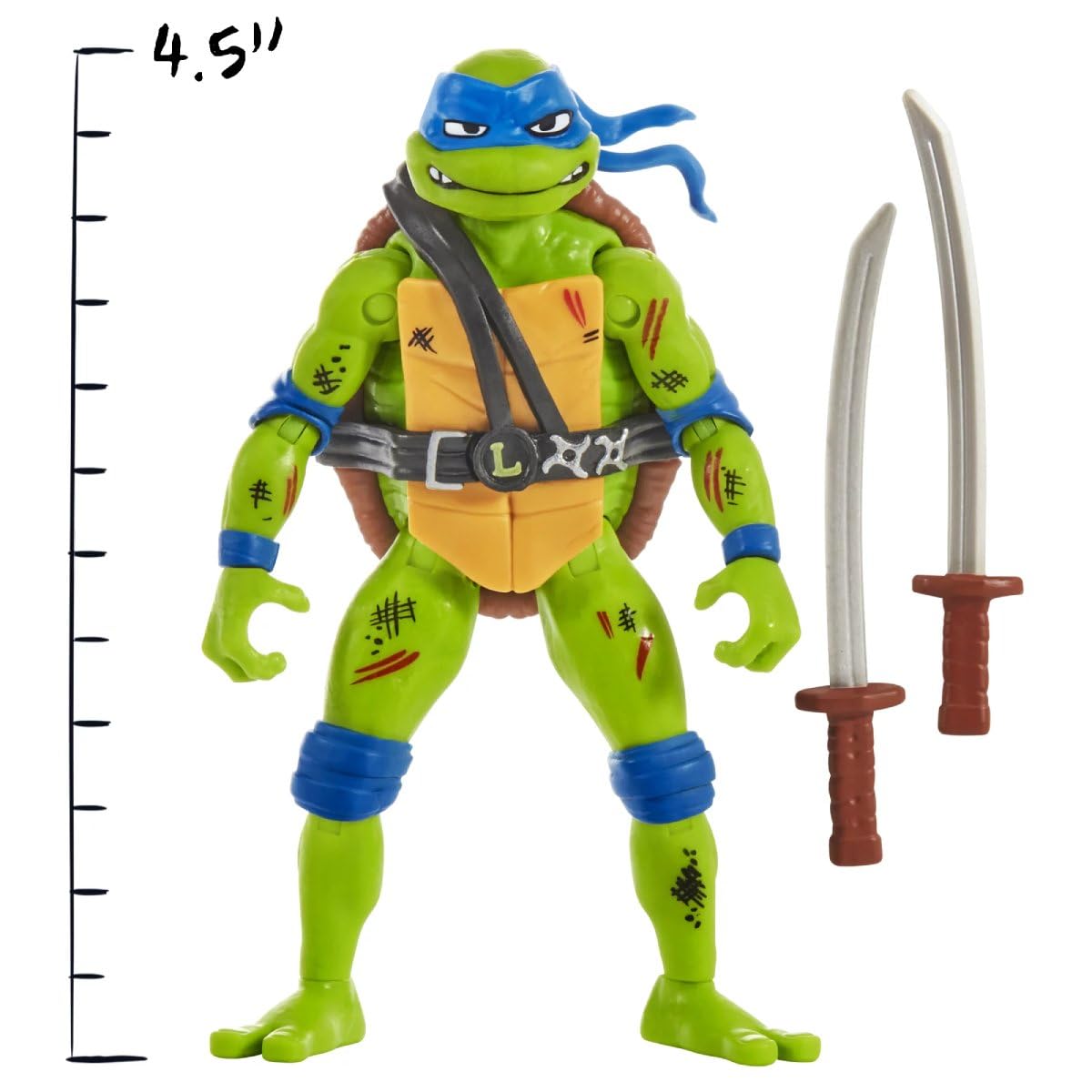 PlayMates TMNT Mutant Mayhem Battle Pack Leo vs Superfly – 4.25-Inch Action Figures