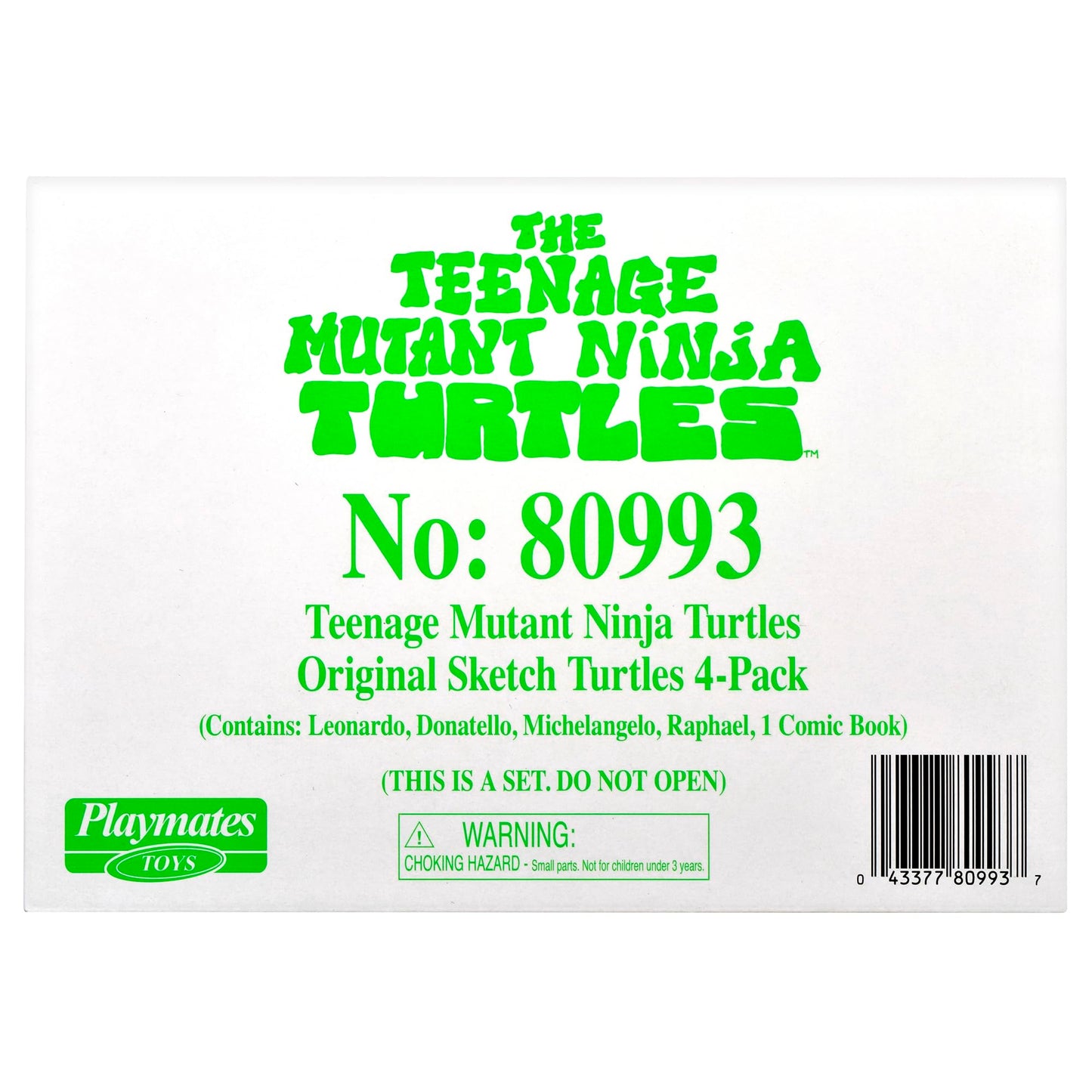 Teenage Mutant Ninja Turtles Original Sketch Collector Figure with Comic Book – Playmates Toys