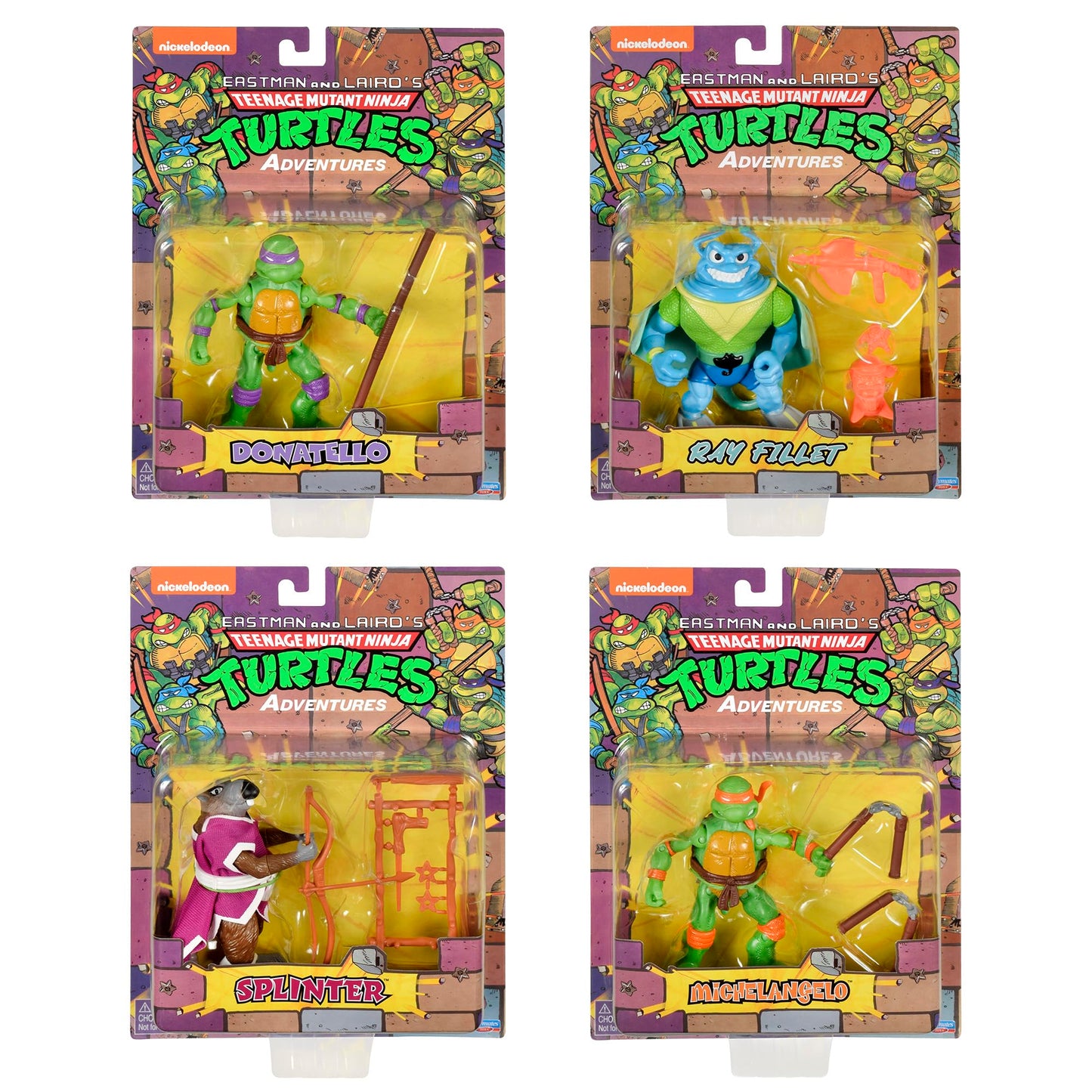 PlayMates TMNT Series 2: Classic Adventure Heroes – Amazon Exclusive Toys