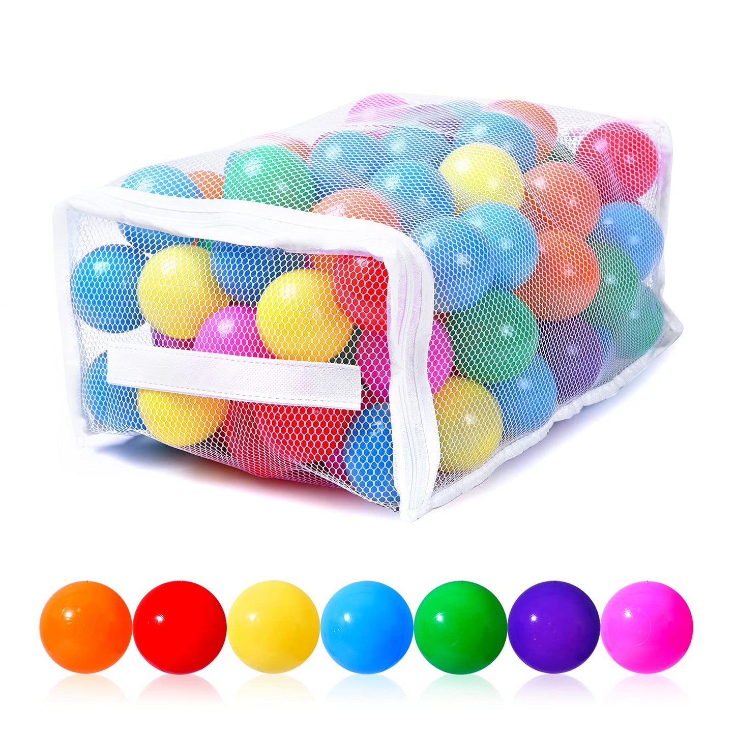 PlayMaty Ball Pit Balls – Colorful Ocean Set (7 Colors, 700 pcs) Phthalate & BPA Free