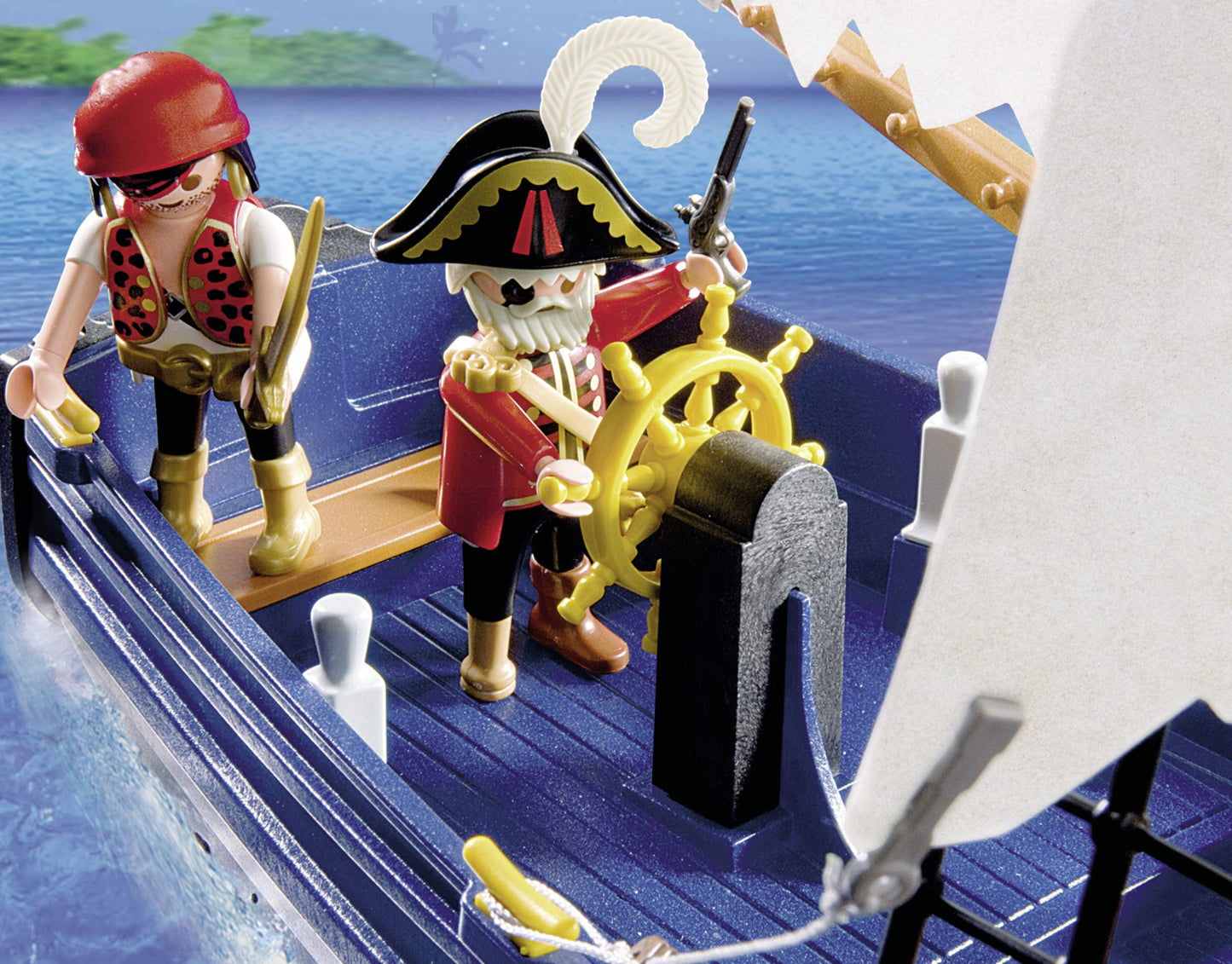 Playmobil 5810 Pirate Ship | Classic Pirate Playset for Kids 3+