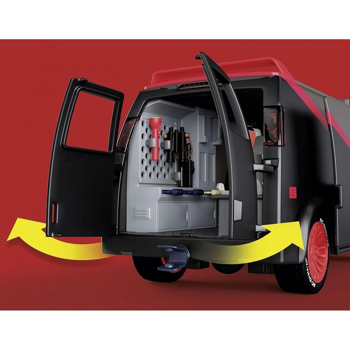 Playmobil A-Team Van – Classic 4-figure Playset with Action Vehicle