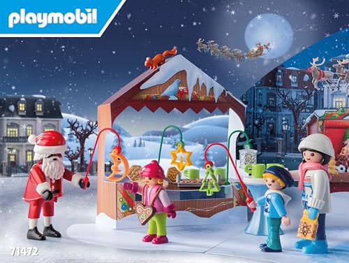 Playmobil Advent Calendar: Trip to the Christmas Market – 24 Surprises for Creative Play