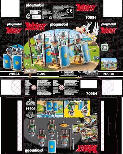 Playmobil Asterix & Obelix Roman Troop (70934) – 27-Piece Set for Ages 5+