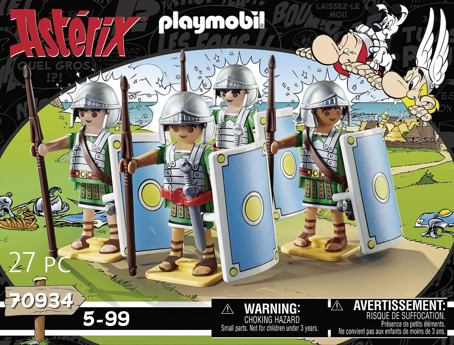 Playmobil Asterix & Obelix Roman Troop (70934) – 27-Piece Set for Ages 5+