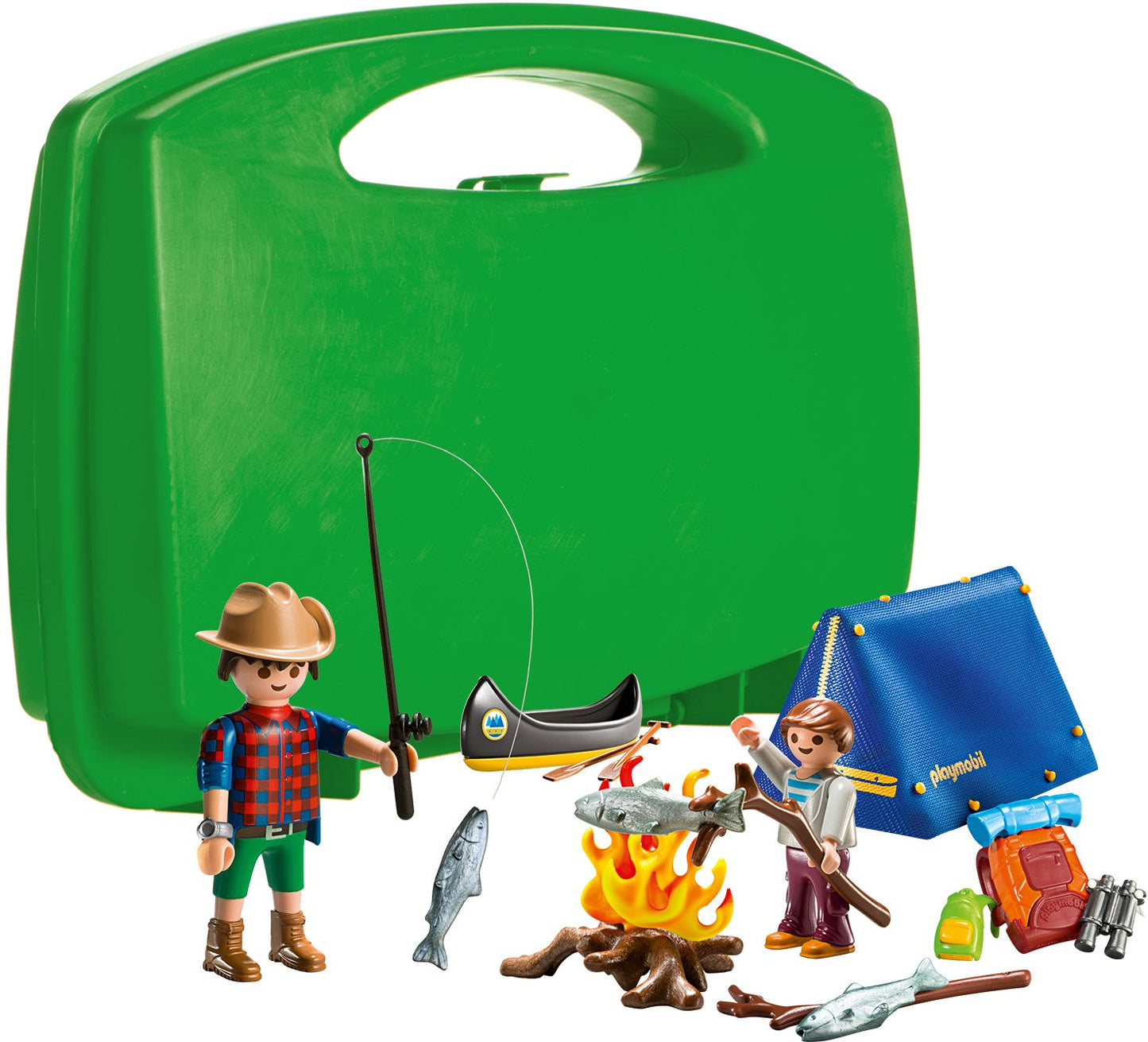 Playmobil Camping Adventure Carry Case – Portable Camp Playset for Kids 4+