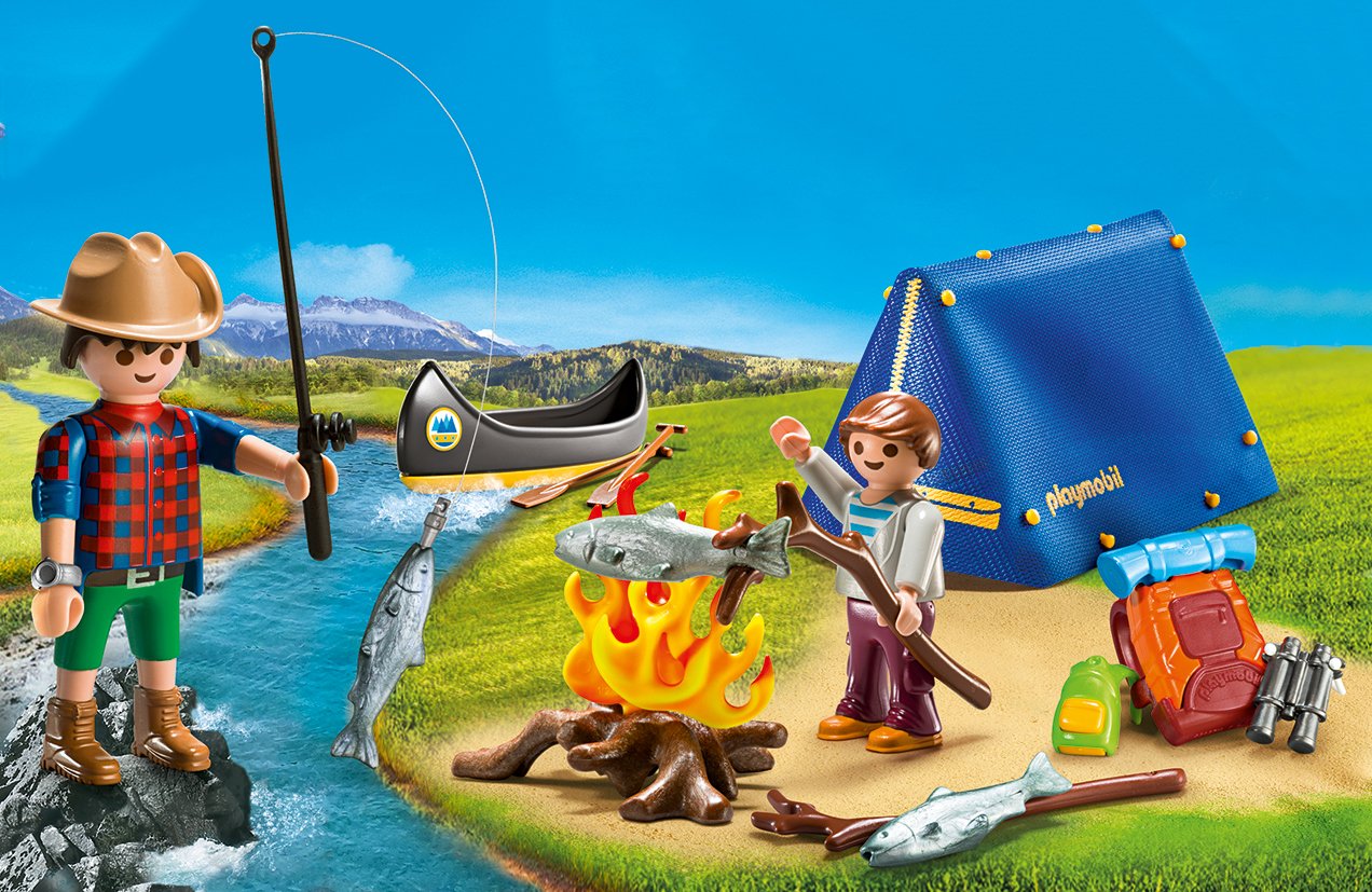 Playmobil Camping Adventure Carry Case – Portable Camp Playset for Kids 4+