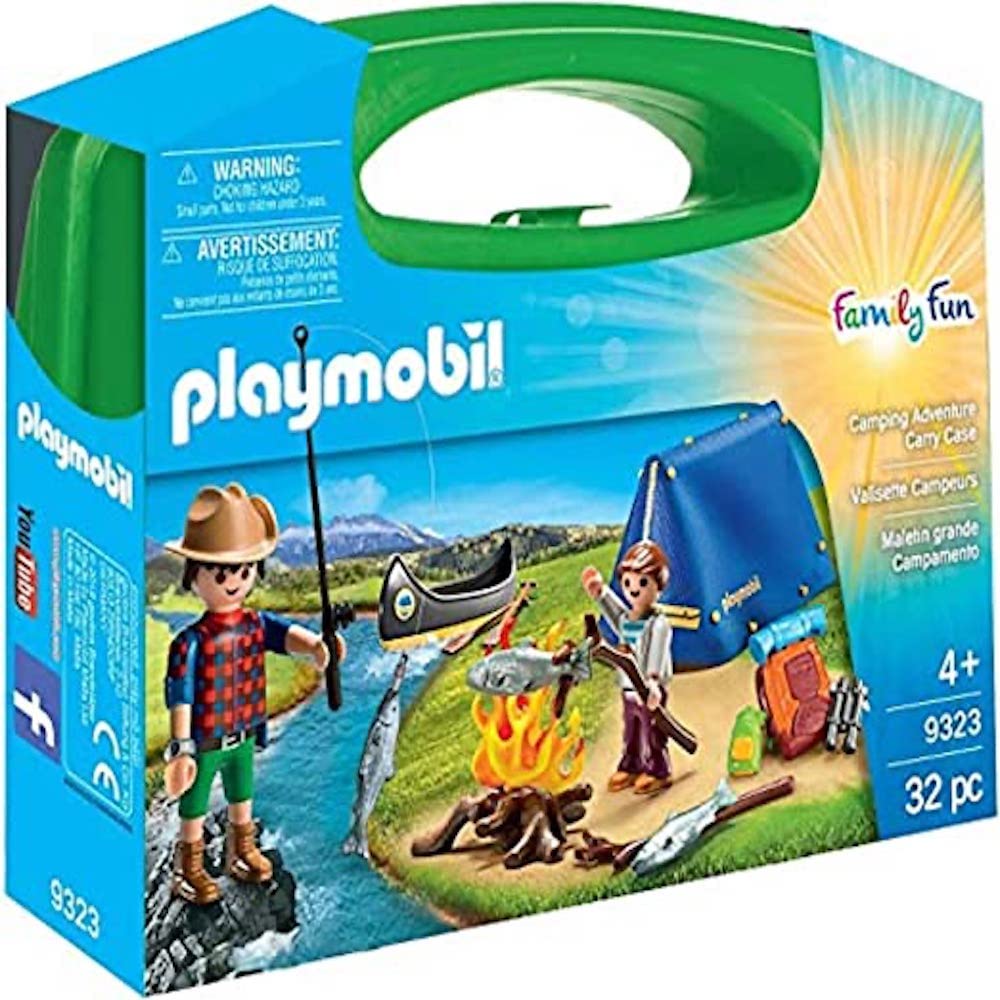 Playmobil Camping Adventure Carry Case – Portable Camp Playset for Kids 4+