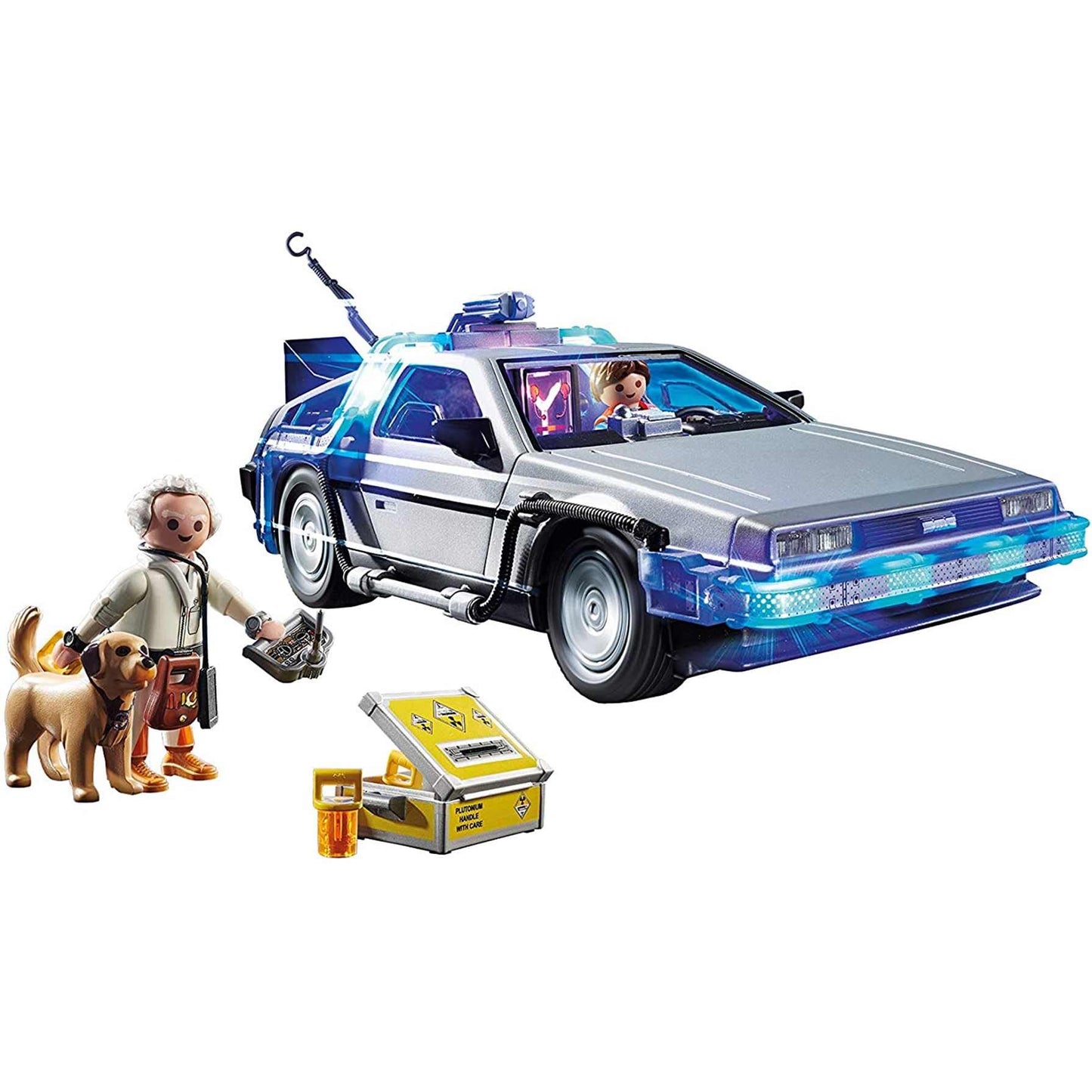 Playmobil Back to The Future DeLorean – Lights, Flux Capacitor & Time Travel Playset
