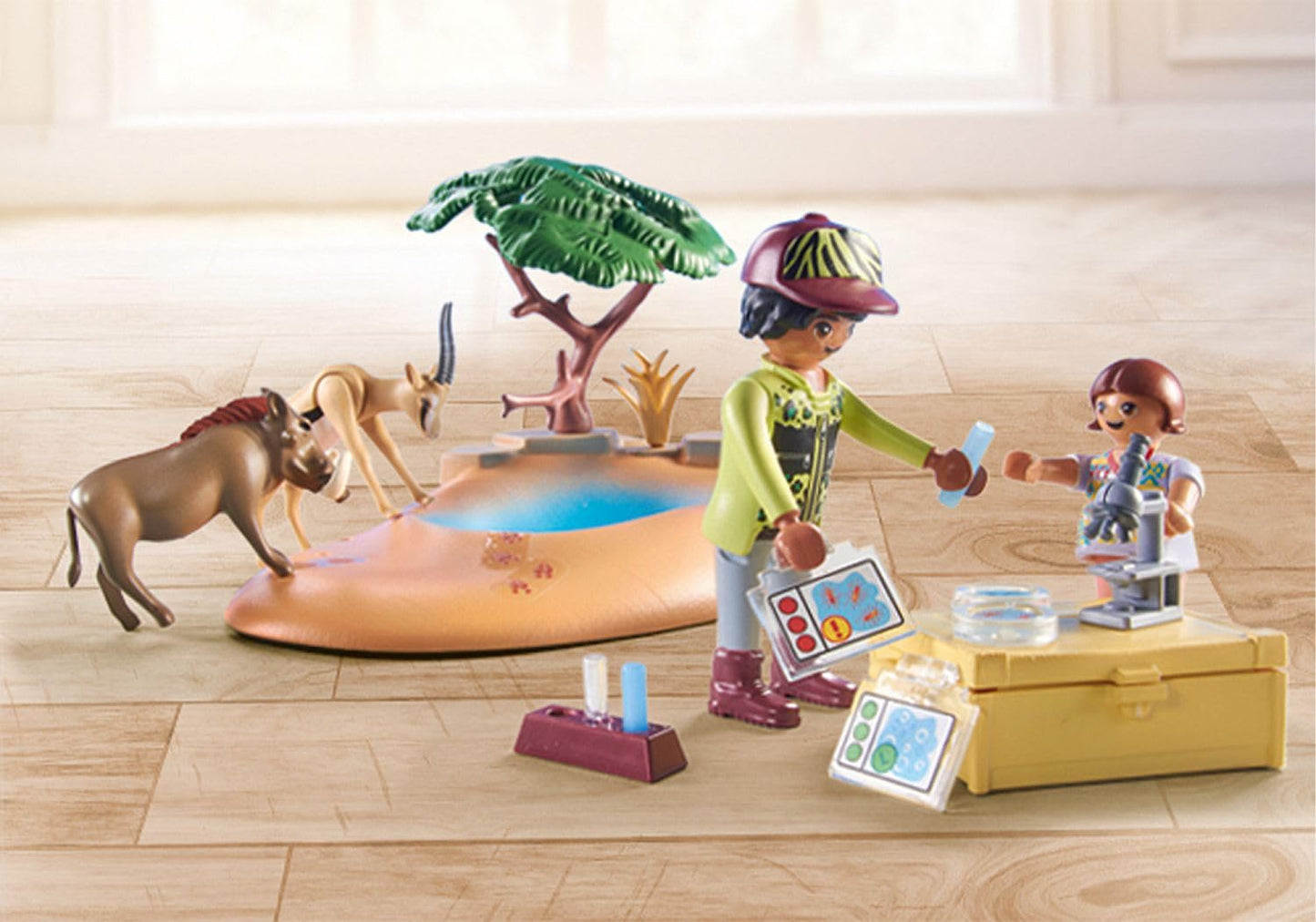 Playmobil Elephant at the Waterhole | Wiltopia Eco Playset for Kids 4–10