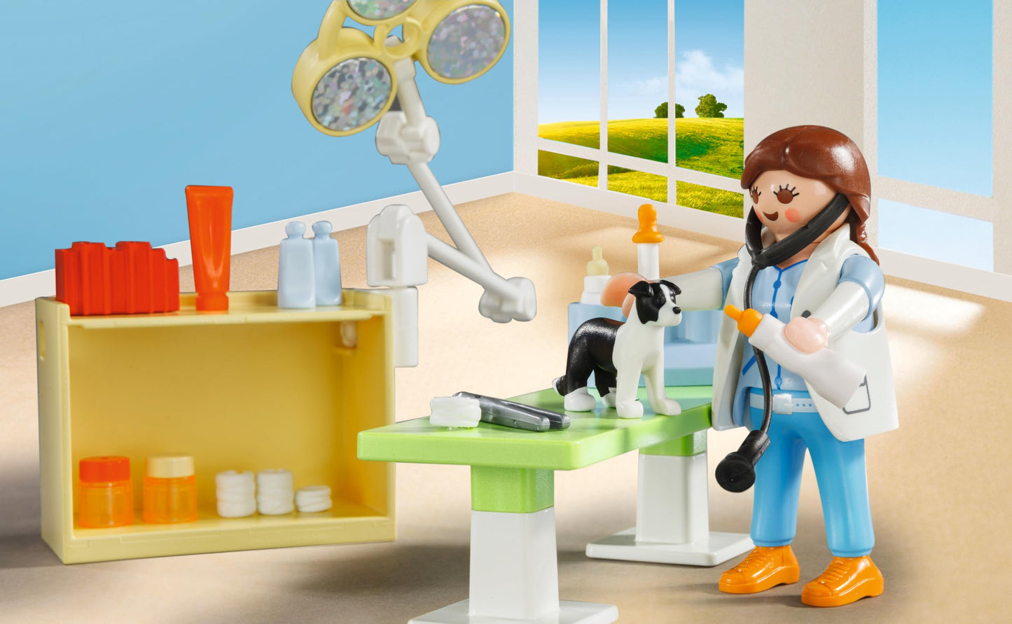 Playmobil Vet Visit Carry Case Playset | Portable Pet Care Kit for Kids 4+