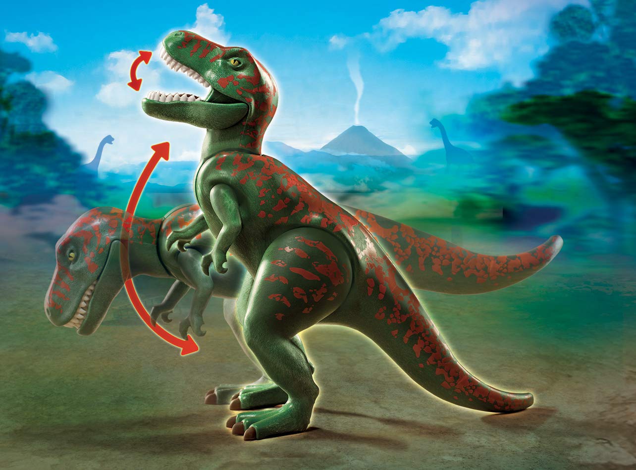 Playmobil Explorer Quad with T-Rex – Adventure Dino Set for Kids 4+