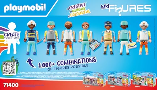 Playmobil My Figures: Rescue — Create Your Own Rescue Team (Ages 5–10) | 59 Pieces