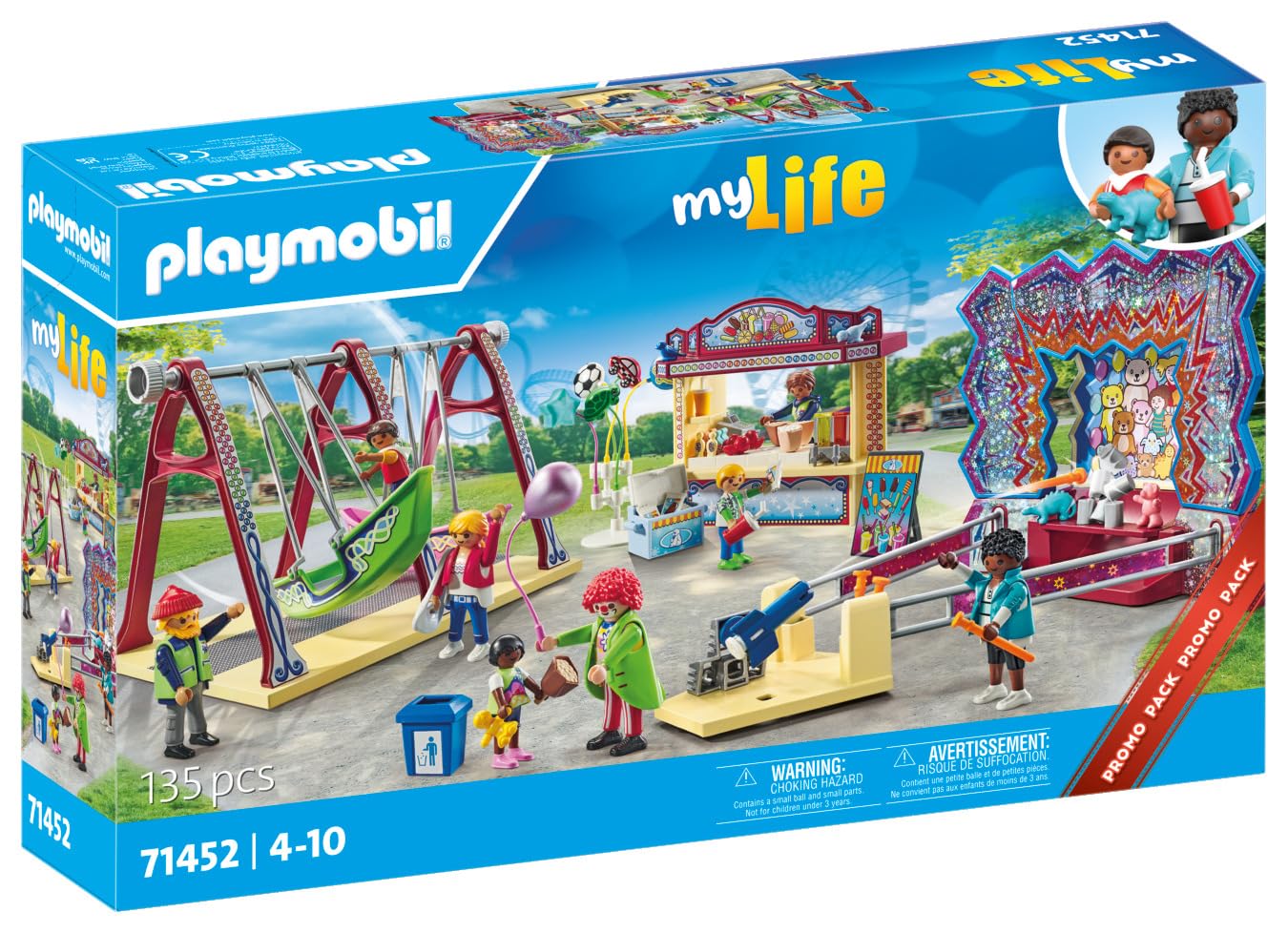 Playmobil Fun Fair | Colorful Family Amusement Set for Imaginative Play